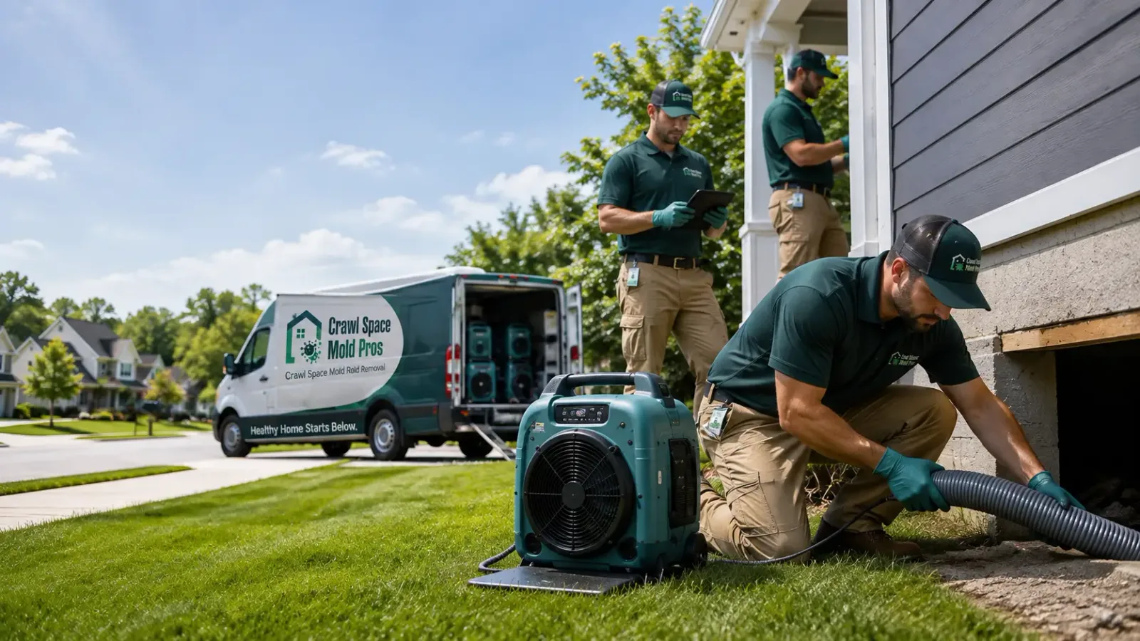 Crawl Space Mold Removal in Gobles, MI